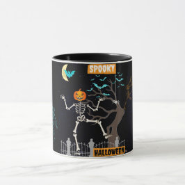 Dancing Skeleton Coffee Kopp