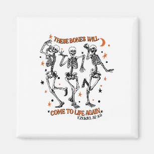 Dancing Skeleton Dry Bones Kom Alive Bible Verse Magnet