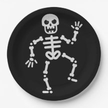 Dancing Skeleton Glitter Halloween