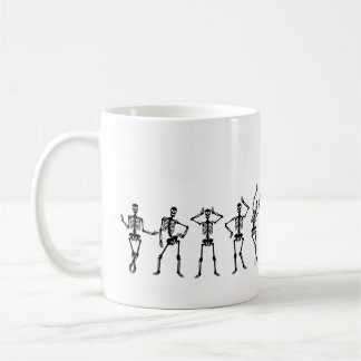 Dancing Skeleton Halloween Mugg
