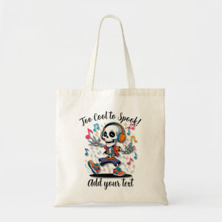 Dancing Skeleton – Halloween Trick-or-Treat Tote Tygkasse