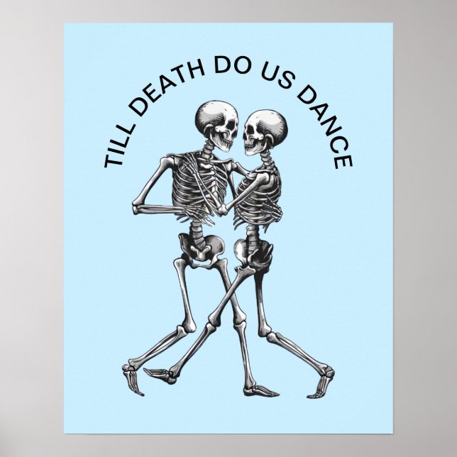 Dancing Skeleton par Poster (Framsidan)