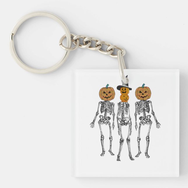 Dancing Skeleton Pumpkin Head Funny Halloween (Framsidan)
