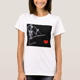 DANCING SKELETON W/ TOP HAT BELLA + CANVAS SHIRT T SHIRT