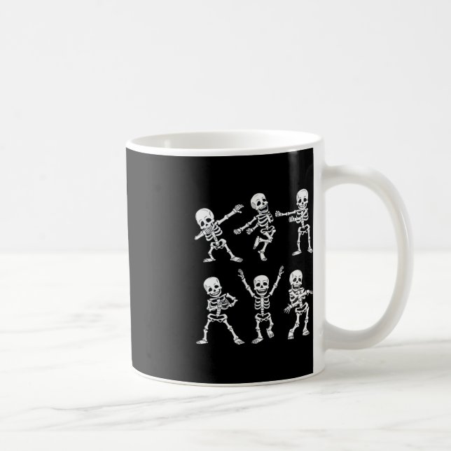 Dancing Skeletons Dance Challenge Boys Girl Kids H Kaffemugg (Höger)
