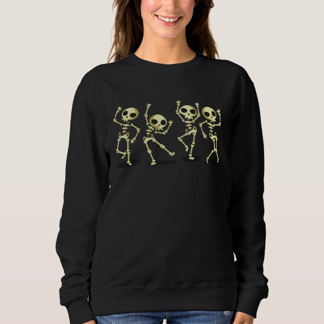 Dancing Skeletons Dance Challenge Boys Girl Kids H T Shirt (Framsida)