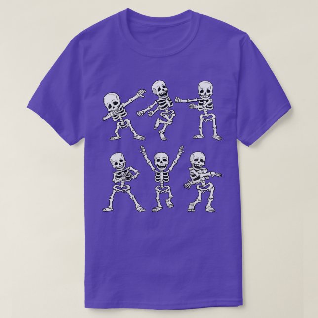 Dancing Skeletons Dance Challenge Boys Girl Kids H T Shirt (Design framsida)