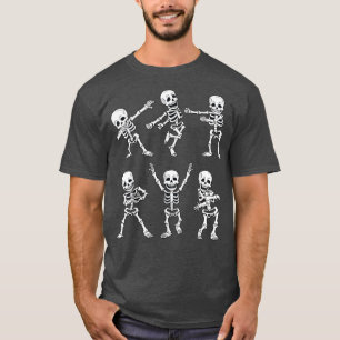 Dancing Skeletons Dance Challenge Boys Girl Kids H T Shirt
