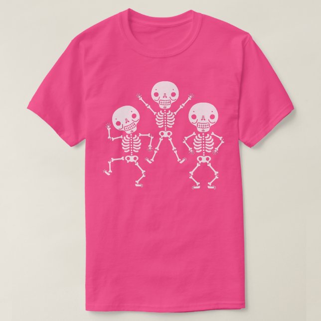 Dancing Skeletons Dancer Funny T Shirt (Design framsida)