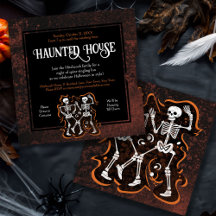 Dancing Skeletons Funny Halloween Party