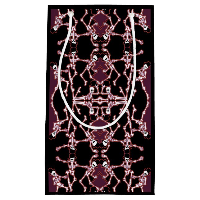 Dancing Skeletons Ghoulish Gift Bag (Framsidan)