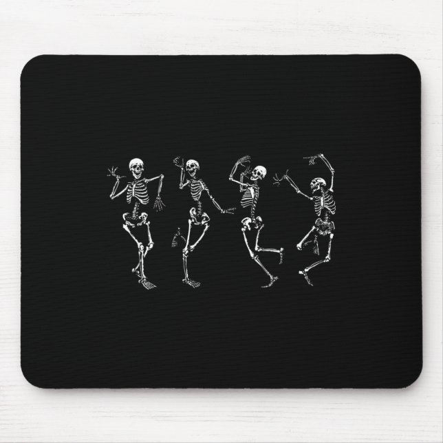 Dancing Skeletons Halloween Dance of Death Macabre Musmatta (Framsidan)