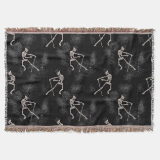 Dancing Skeletons Halloween Filt