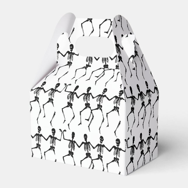 Dancing Skeletons Halloween Presentaskar (Framsidan Sidan)