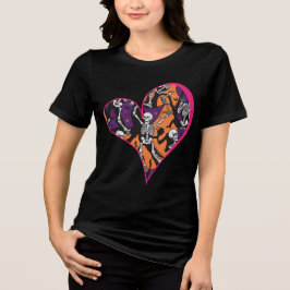 Dancing Skeletons Halloween & Valentine T Shirt
