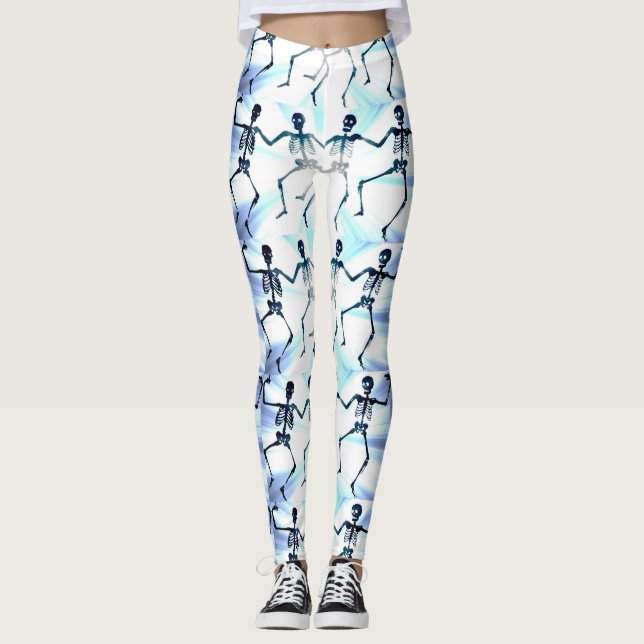 Dancing Skeletons Leggings (Framsida)