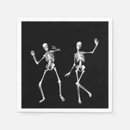 Dancing Skeletons Napkin Pappersservett