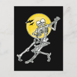 Dancing Skeletons Postcard Vykort