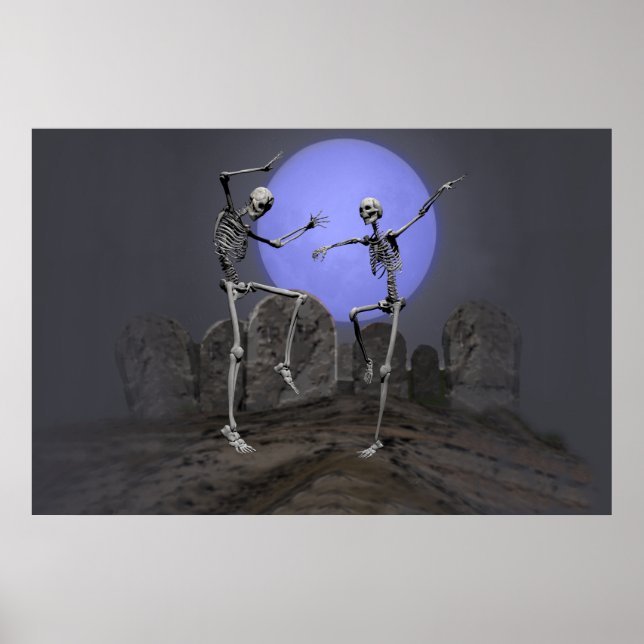 Dancing Skeletons poster (Framsidan)