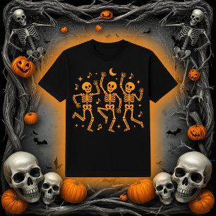 Dancing Skeletons Spooky Party T Shirt