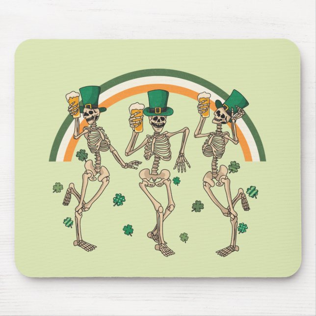 Dancing Skeletons St Patrick Musmatta (Framsidan)