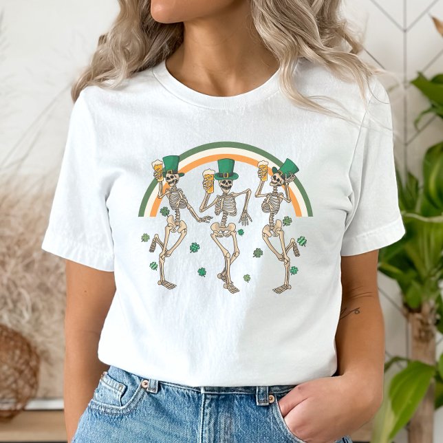 Dancing Skeletons St. Patrick's Day T Shirt (Skapare uppladdad)
