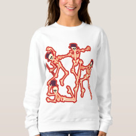 Dancing Skeletons Sweatshirt T Shirt