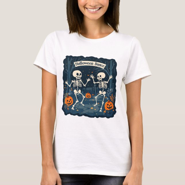 Dancing Skeletons T Shirt (Framsida)