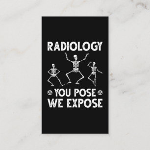 Dancing Skeletons Xray Radiology Humor Visitkort