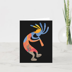 Dancing Southwest Usa Kokopelli Symbol Kort