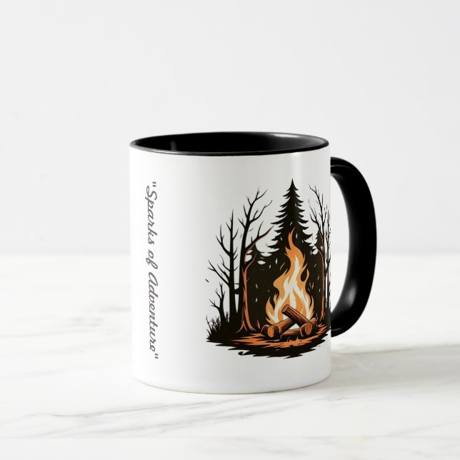 "Dancing Sparks Design" Mugg (Framsida höger)