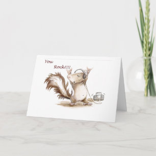 ’DANCING SQUIRREL’ SAY U STEN GRATTIS PÅ FÖDELSEDA KORT