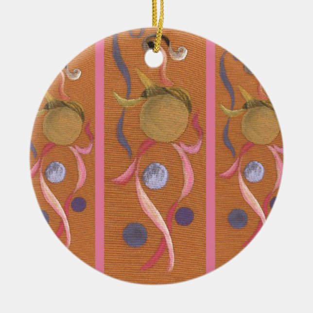 Dancing Swirl Bubble Bodies Circus Ornament (Framsidan)