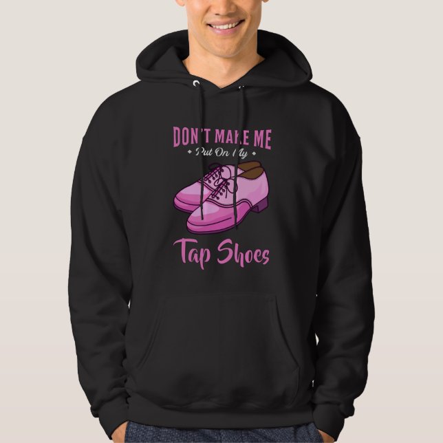 Dancing Tap Shoes Queen Dancer Disco Ballet Gift Hoodie (Framsida)