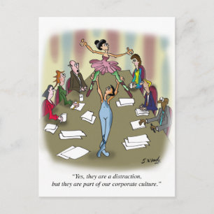 Dancing Tecknad 9386 Vykort