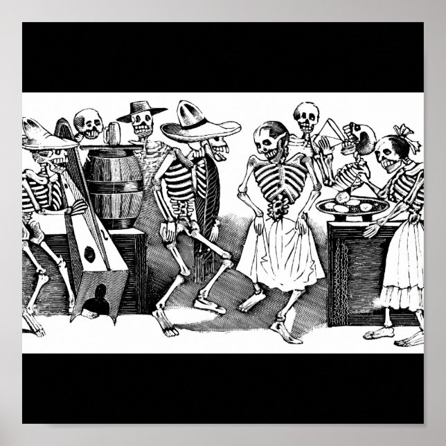 "Dancing the Jarabe in the other World" Poster (Framsidan)