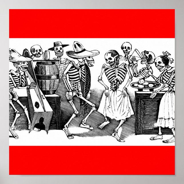 "Dancing the Jarabe in the other World" Poster (Framsidan)