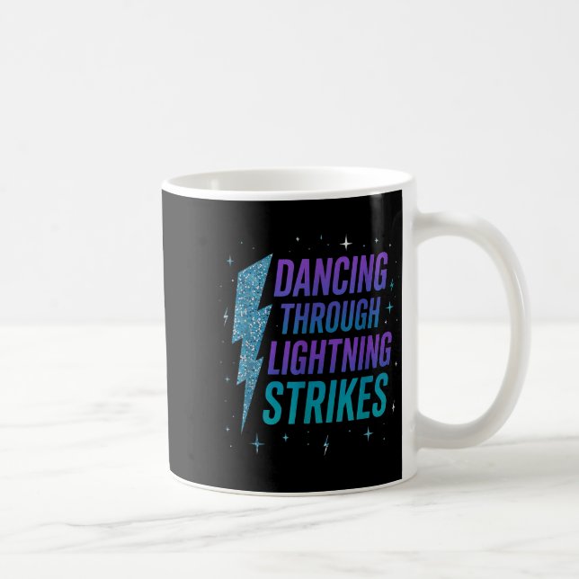Dancing Through The Lightning Strike Dancer Motiva Kaffemugg (Höger)