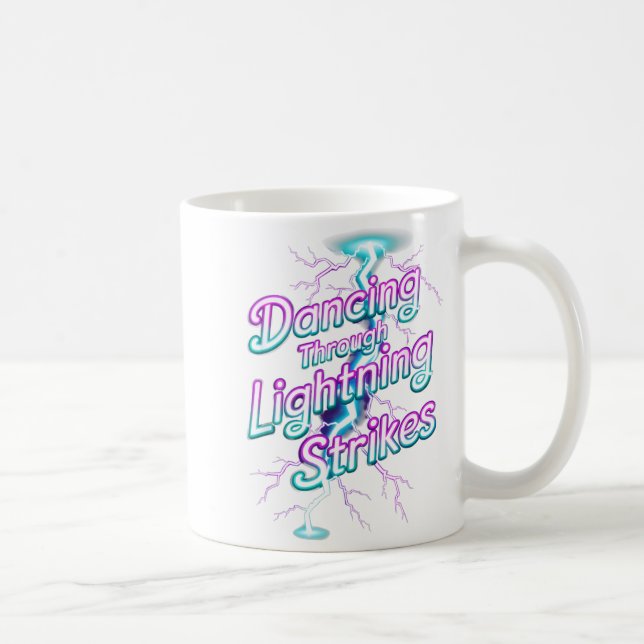 Dancing Through The Lightning Strike Dancer Motiva Kaffemugg (Höger)
