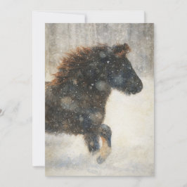 Dancing Through the Snow Julkort