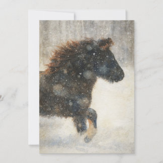 Dancing Through the Snow Julkort