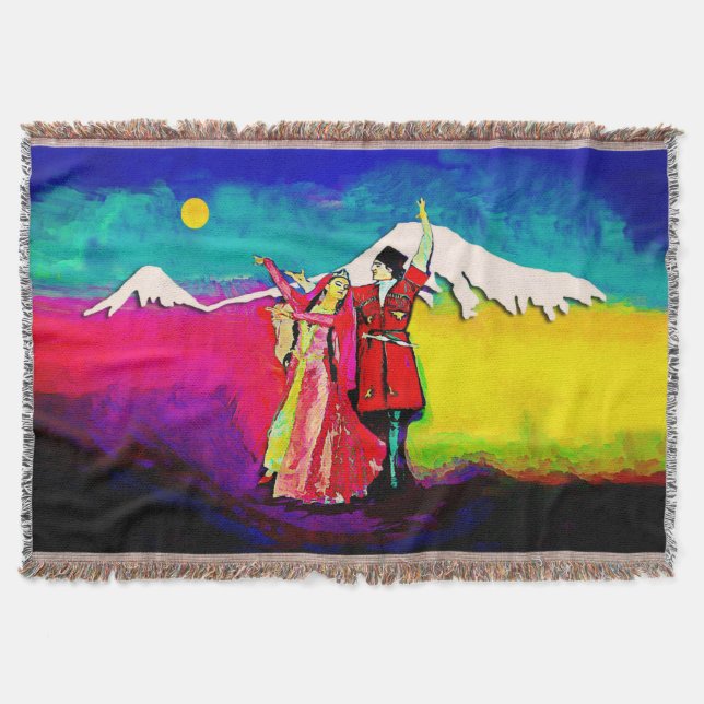 Dancing Throw Blanket Filt (Framsidan)