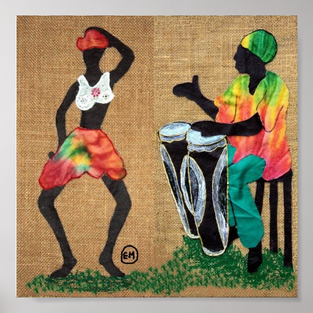 Dancing to Drums Poster (Framsidan)