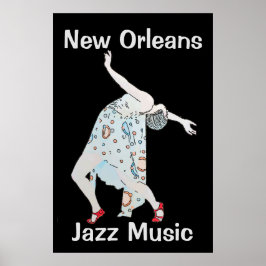 Dancing to Jazz 2018 New Orleans Poster