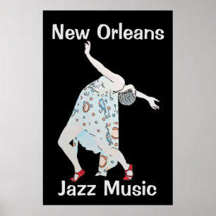 Dancing to Jazz 2018 New Orleans Poster