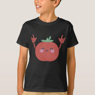 Dancing Tomato Funny Vegan Fruit Älskare Dance Sum T Shirt