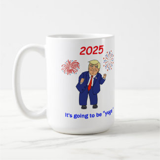 Dancing Trump Design - "Yuge" Kaffemugg