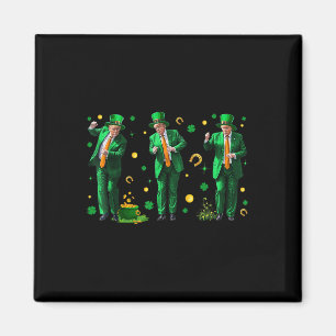 Dancing Trump St. Patricks Day , Uni-vuxnor Magnet