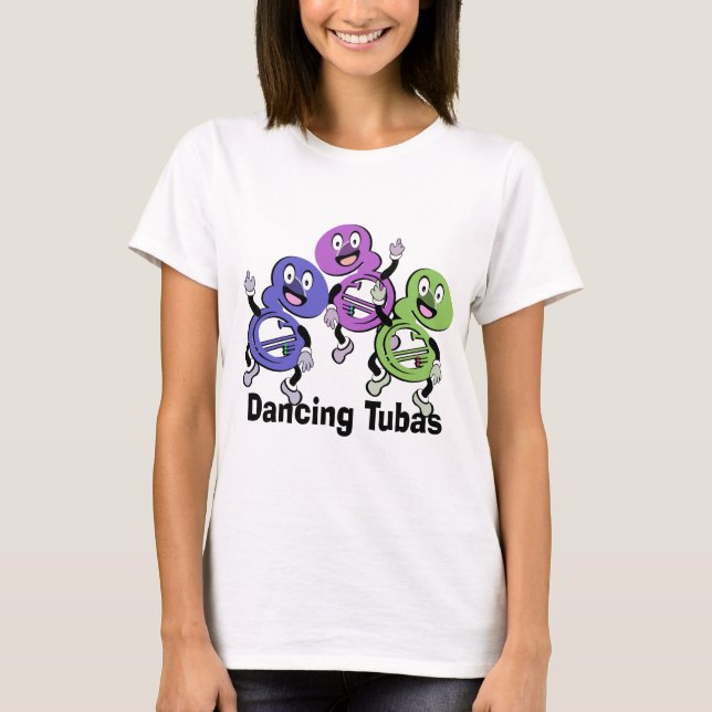 Dancing Tubas T Shirt (Framsida)
