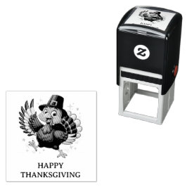 Dancing Turkey Självfärgande Stämpel